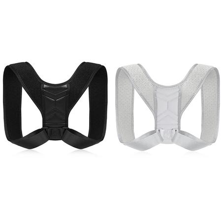 مشد الظهر والاكتاف للرجال والنساء، انيق وقابل للتعديل، يصحح ويدعم العمود الفقري العلوي، والظهر ، والرقبة للنساء والرجال