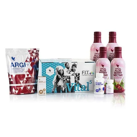 forever living product Vital 5 est un programme de bien-êire.qui comprend 5 produits pour vitaliser vos cinq principaux organes