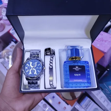 ساعة + كورميط+خاتم+ريحة