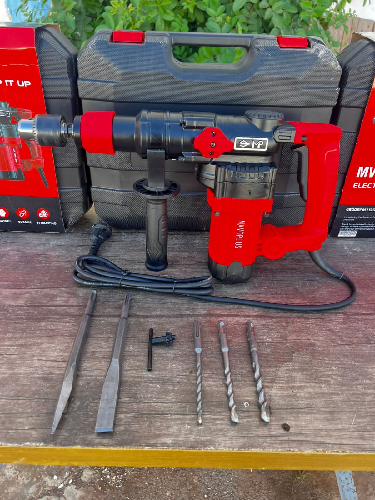 ✅️ديكاجور + هيلتي باش تقب + شنيور للميشات صغار . ( movapluse )+(سنة ضمان )