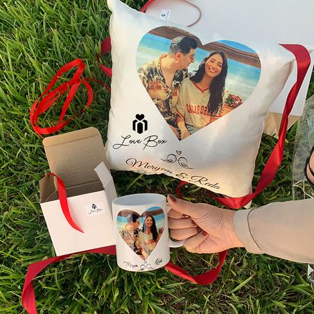 Pack coussin + mug couple