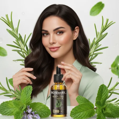 زيت اكليل الجبل و النعناع