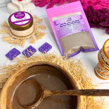 الغاسول المغربي المسقي بالاعشاب