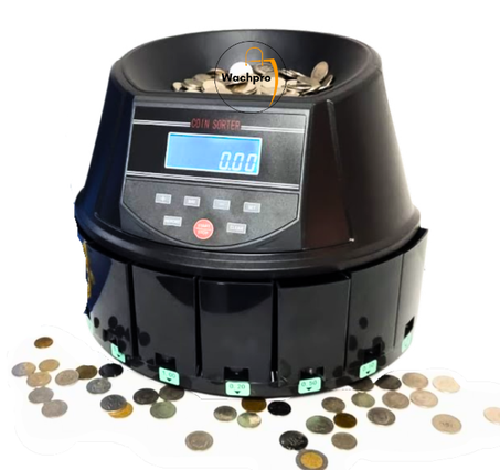 Compteuse et trieuse de pièces mélangées
