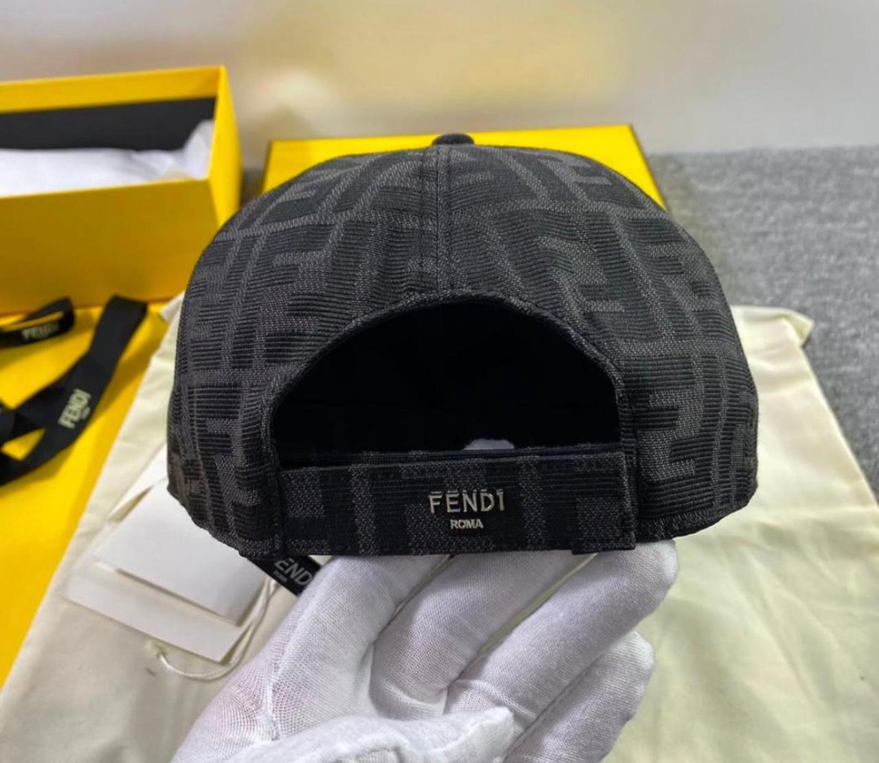 Casquette de Baseball Fendi - Tissu Jacquard FF Luxe et Élégance