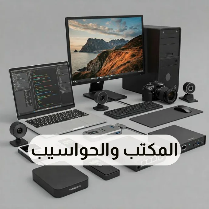 المكتب والحواسيب