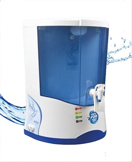 Fontaine filtre eau sur évier AQUABLUE