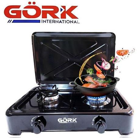 Rechaud a gaz 2 feu Gork.      Made in Turquie