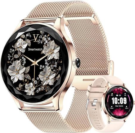 ساعة ذكية ارمفيت كود26، ساعة ذكية بشاشة اموليد تعرض المعلومات بشكل دائم للرجال، ساعة لياقة بدنية مقاومة للماء مع متتبع لضربات القلب أثناء النوم لأجهزة...