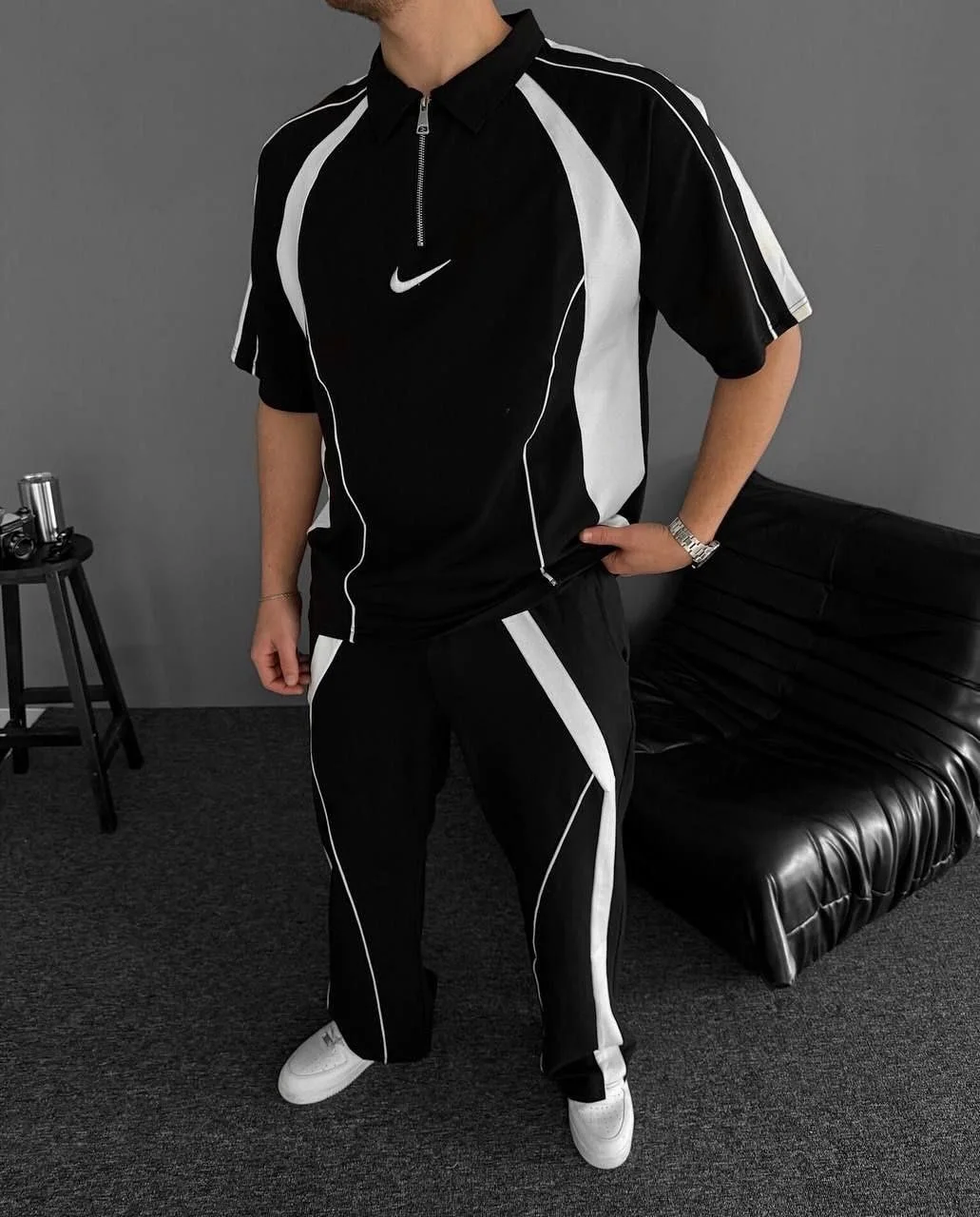 Nike Sport Set White & Black ⚡