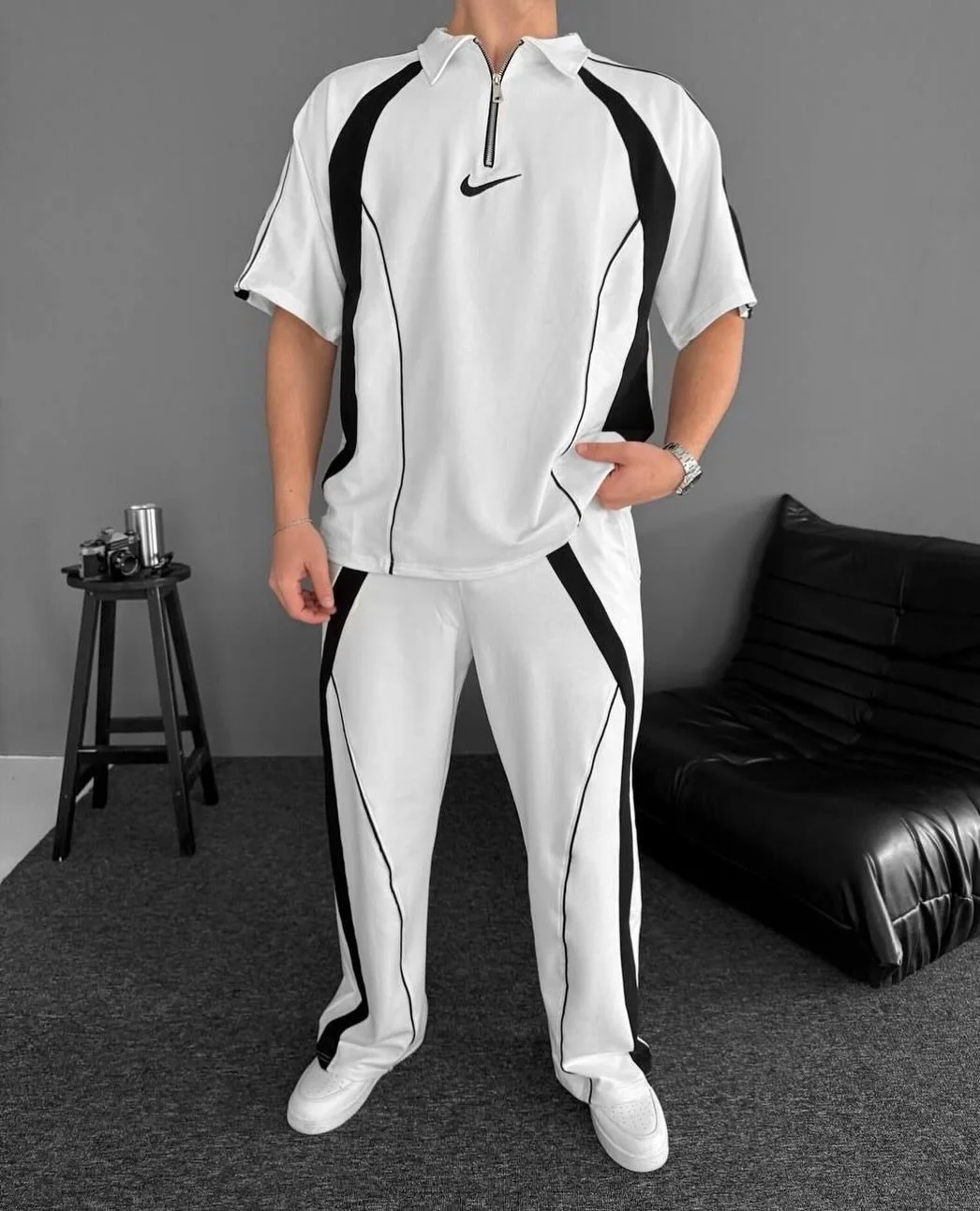 Nike Sport Set White & Black ⚡