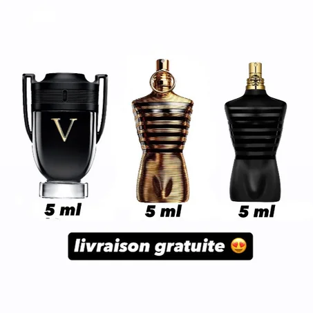 5ML INVICTUS + 5ML LE MALE + 5ML LE MALE ELIXIR