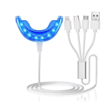 ابتسامة مشرقة أينما كنت، تبييض أسنان محمول بتقنية LED