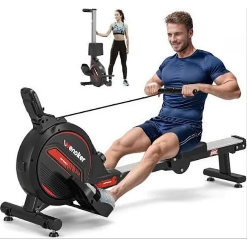 Rameur Magnétique Pliable – Entraînement Cardio Complet à Domicile
