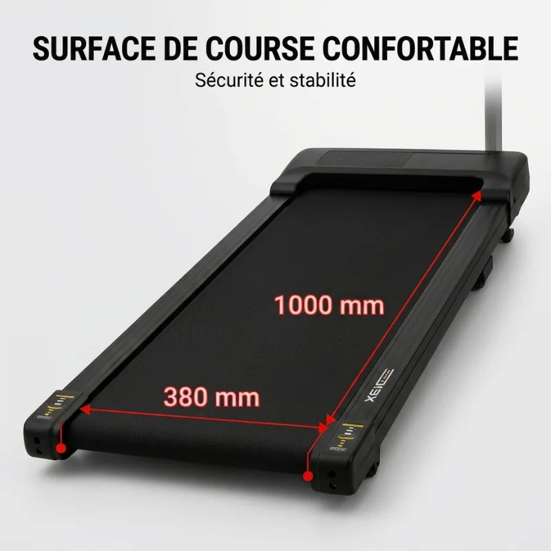 Tapis de Course Pliable X2DC – Compact et Pratique pour la Maison 10KM/H