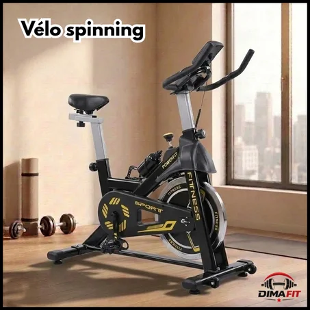Vélo d'Intérieur Cardio | Pédalage Fluide et Confortable
