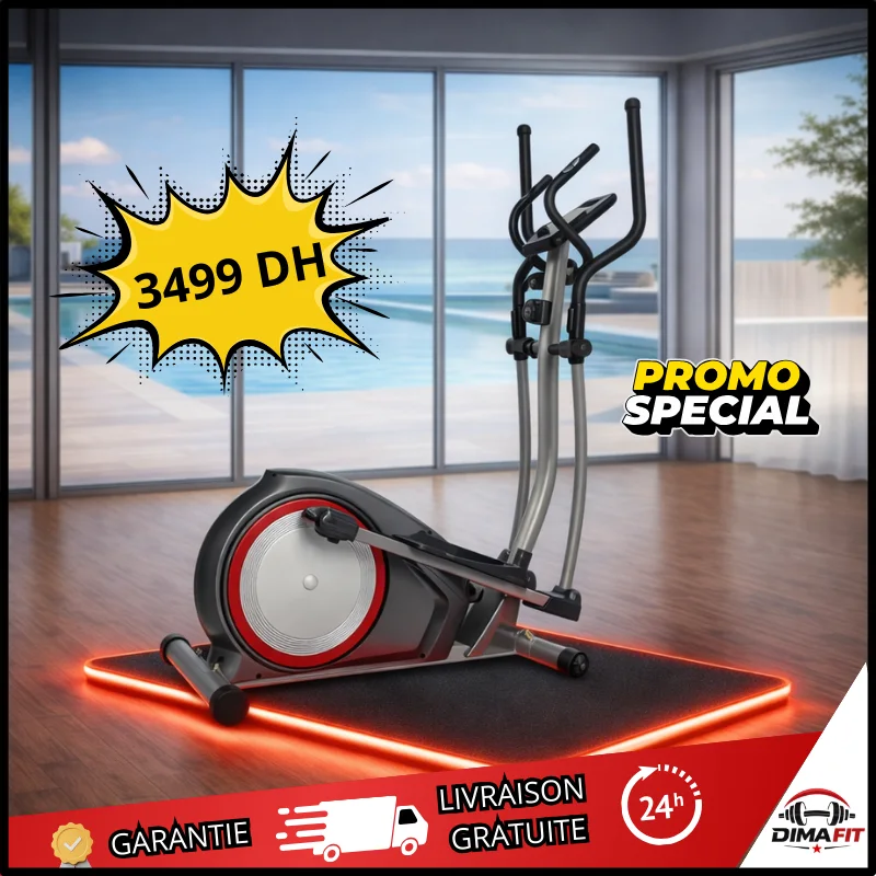 Vélo Elliptique Pro Magnétique Top Sport - Volant 16kg pour un entraînement intense