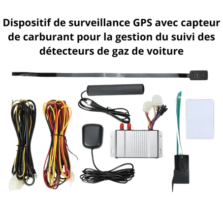 Dispositif de surveillance GPS avec capteur de niveau de  carburant