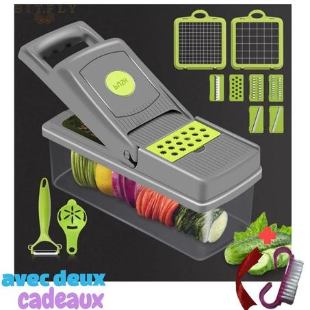قطاعة خضراوات 14 في 1 متعددة الوظائف مع حاوية