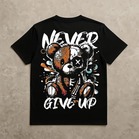 T-shirt NEVER GIVE UP