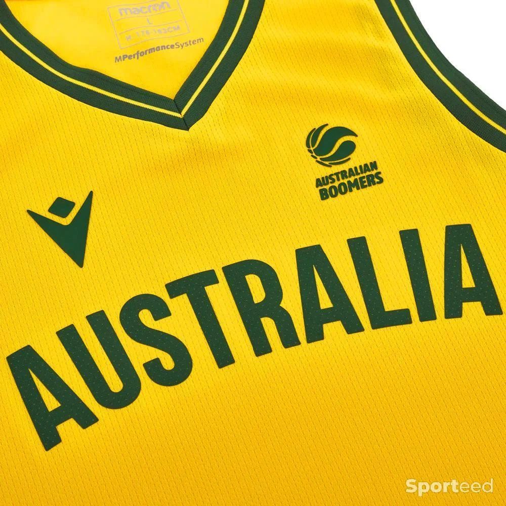 Macron Maillot domicile homme de l'équipe australienne de basketball Macron
