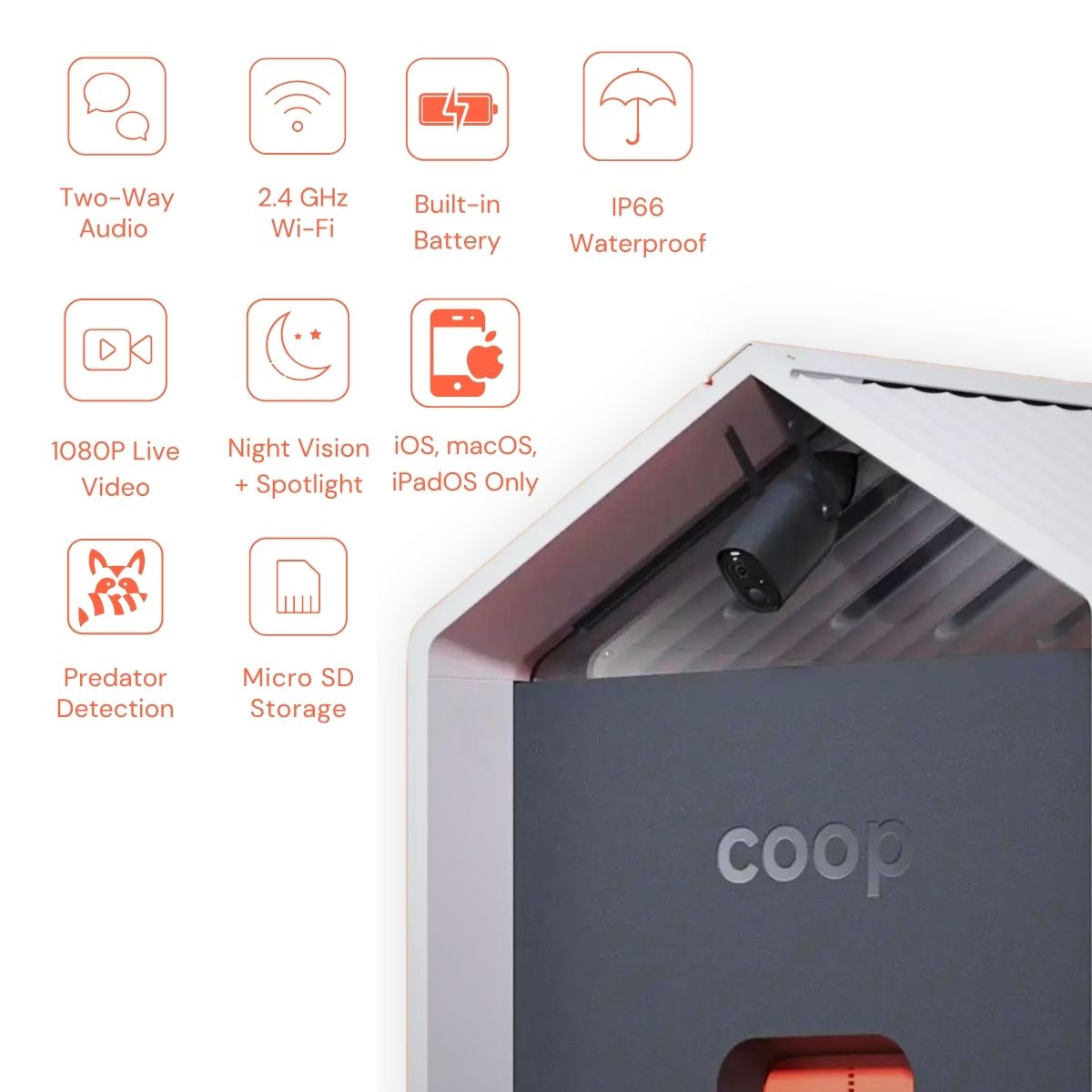 Coop The Smart Coop with Steel Run & Base for 4-6 chickens