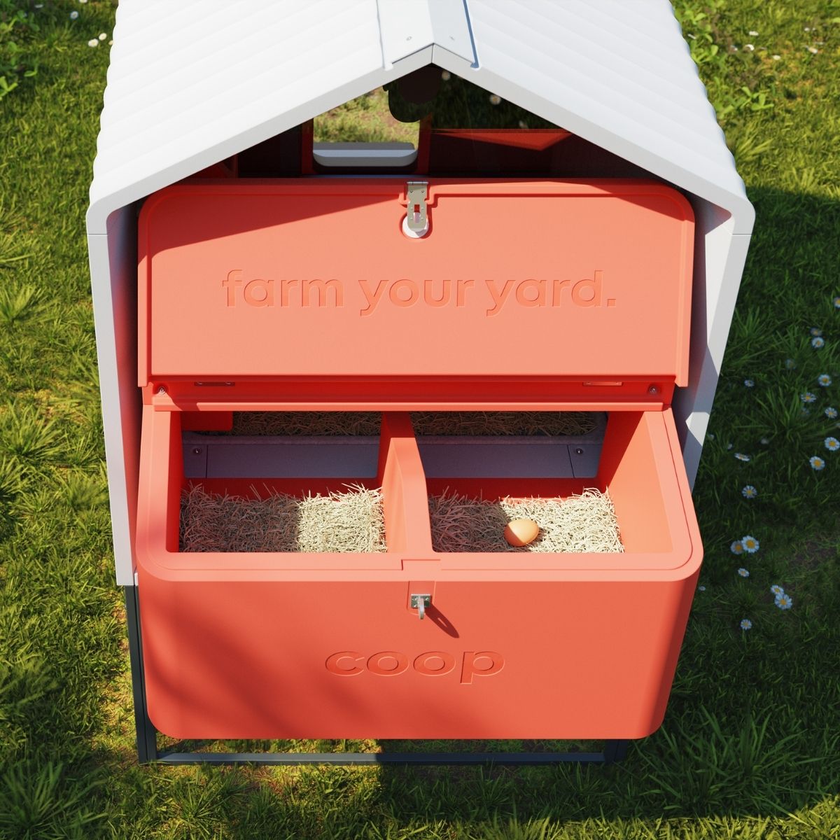 Coop The Smart Coop with Steel Run & Base for 4-6 chickens