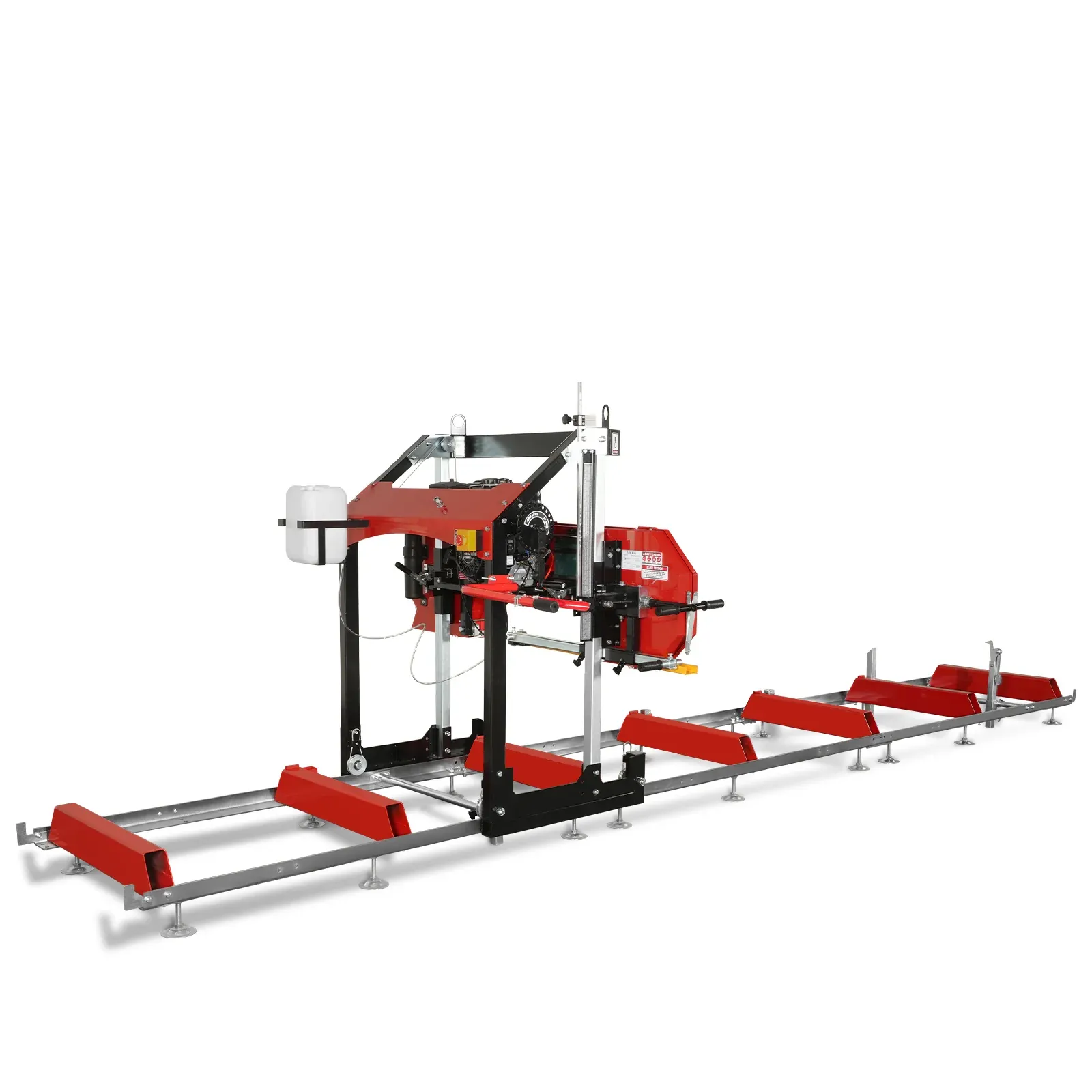 MechMaxx 32" Portable Sawmill (5 x Blades Included), 420cc 15HP E-Start Gasoline Engine, 29" Board Width, 20