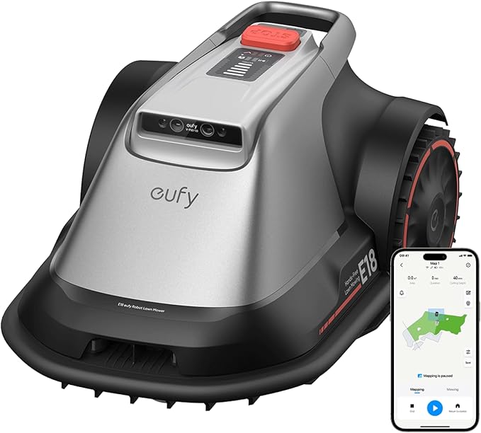 eufy E18 VisionMow™ Pro – Smart, Wire-Free Mowing for Up to 0.3 Acres