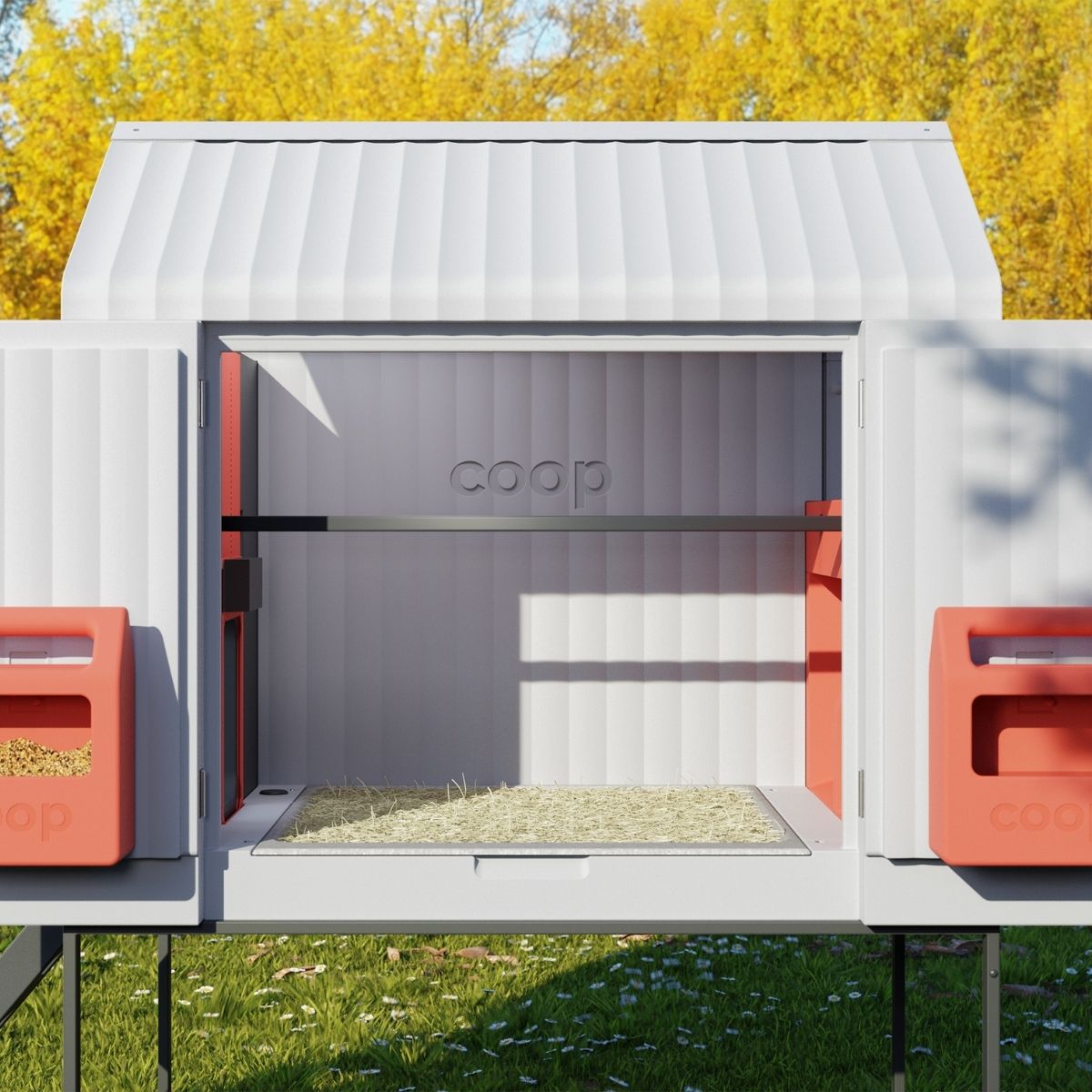 Coop The Smart Coop with Steel Run & Base for 4-6 chickens