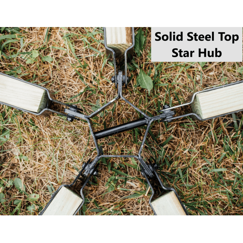 Bijou Build BIG Bijou - 2 Mainstays, Rope Bridge, Swing Arm & 2 Sway Swings