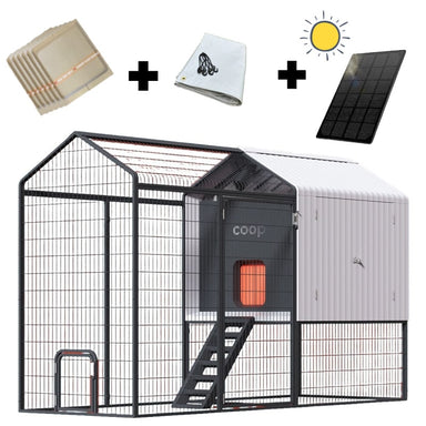 Coop The Smart Coop with Steel Run & Base for 4-6 chickens