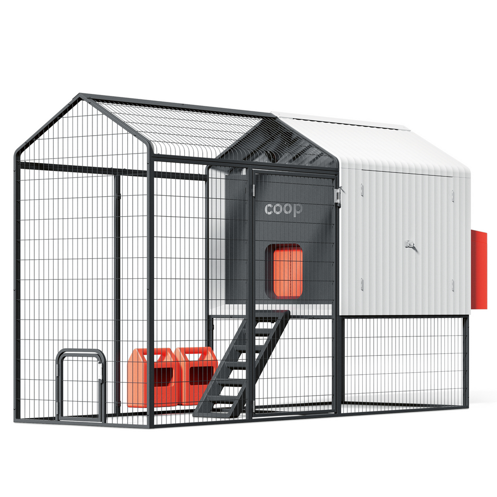 Coop The Smart Coop with Steel Run & Base for 4-6 chickens