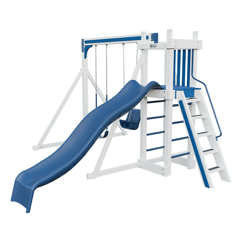Swing Kingdom Play Set Trailblazer Basecamp 22 with Baby Swing