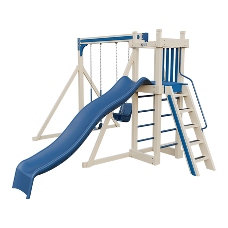 Swing Kingdom Play Set Trailblazer Basecamp 22 with Baby Swing