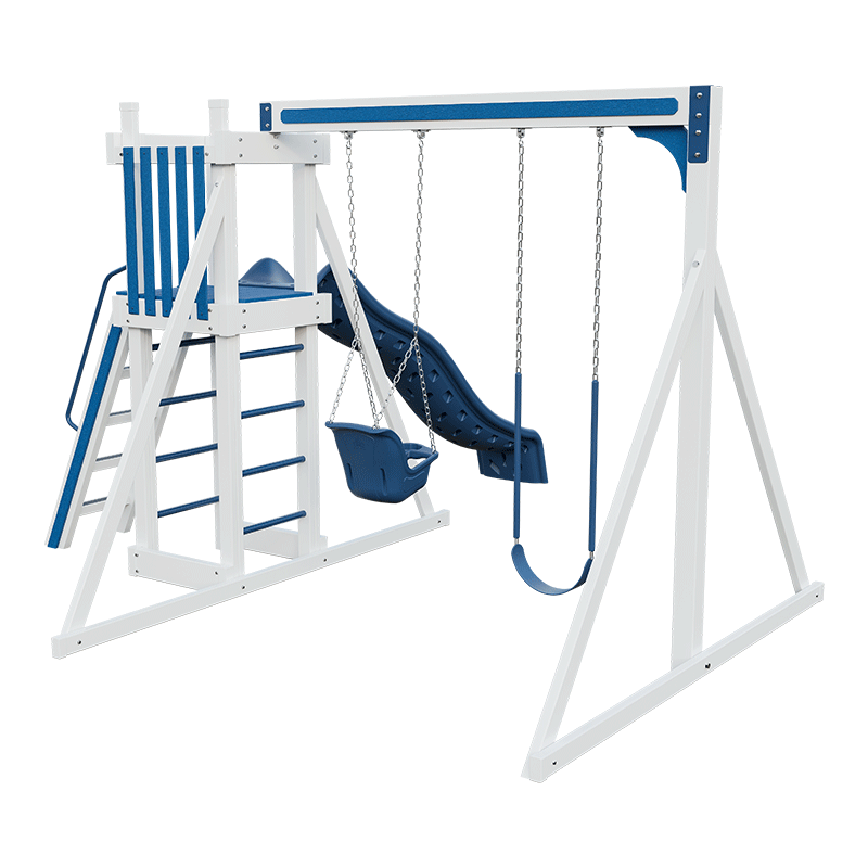 Swing Kingdom Play Set Trailblazer Basecamp 22 with Baby Swing