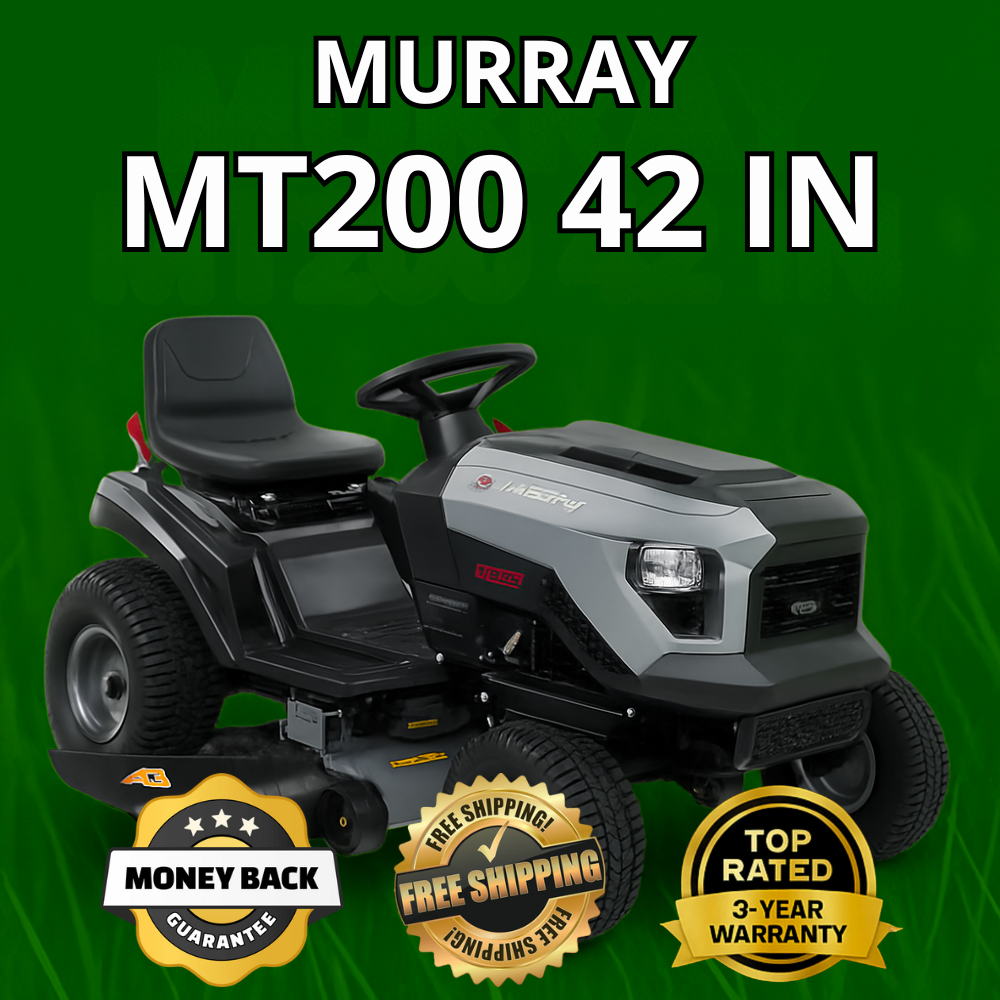 Murray MT200 42 in. 19.0 HP 540cc EX1900 Series Briggs and Stratton Engine Automatic Gas Riding Lawn Tractor Mower