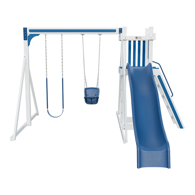Swing Kingdom Play Set Trailblazer Basecamp 22 with Baby Swing
