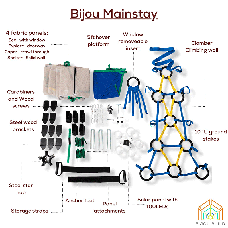 Bijou Build Mainstay and Sway - Play System & 2 Swings
