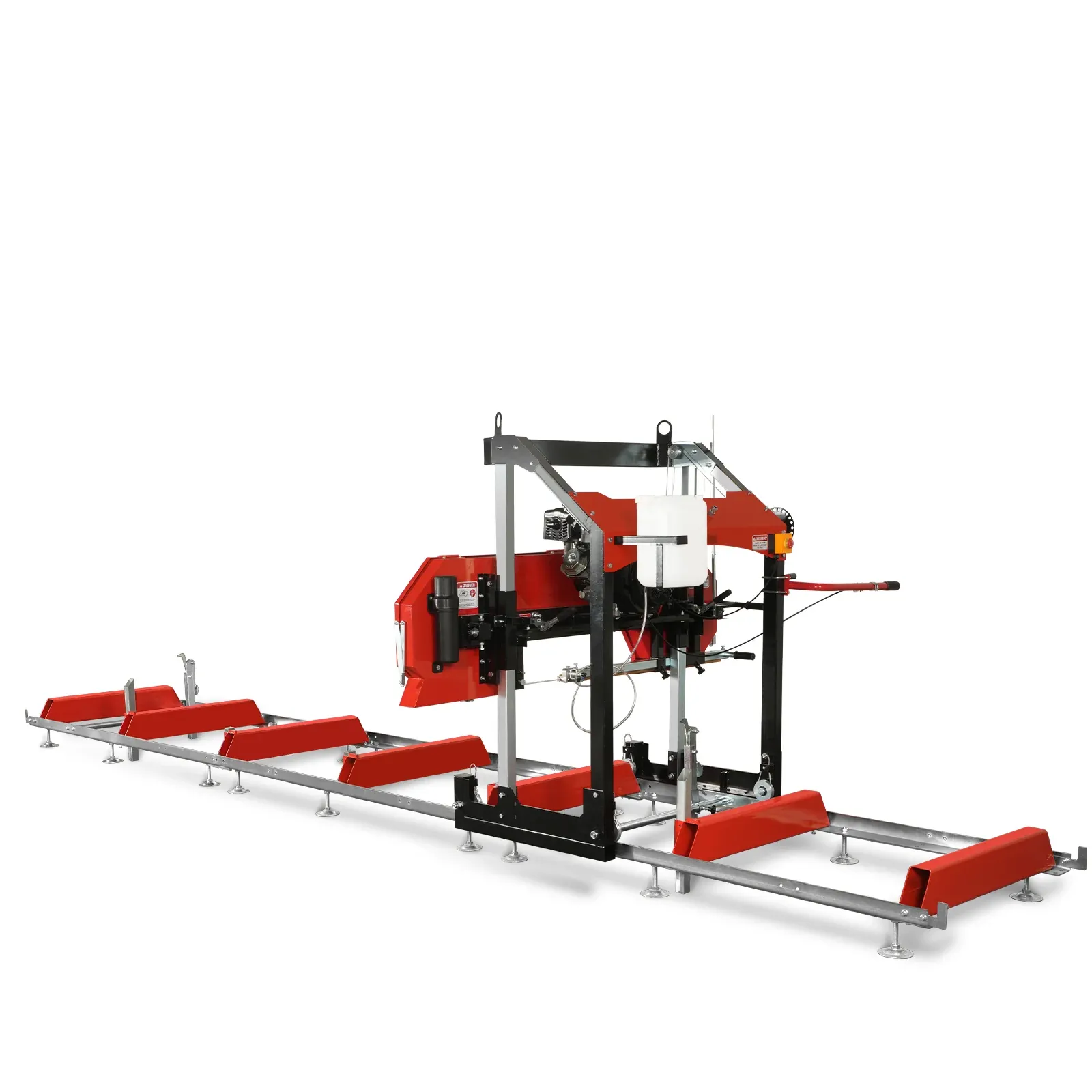 MechMaxx 32" Portable Sawmill (5 x Blades Included), 420cc 15HP E-Start Gasoline Engine, 29" Board Width, 20