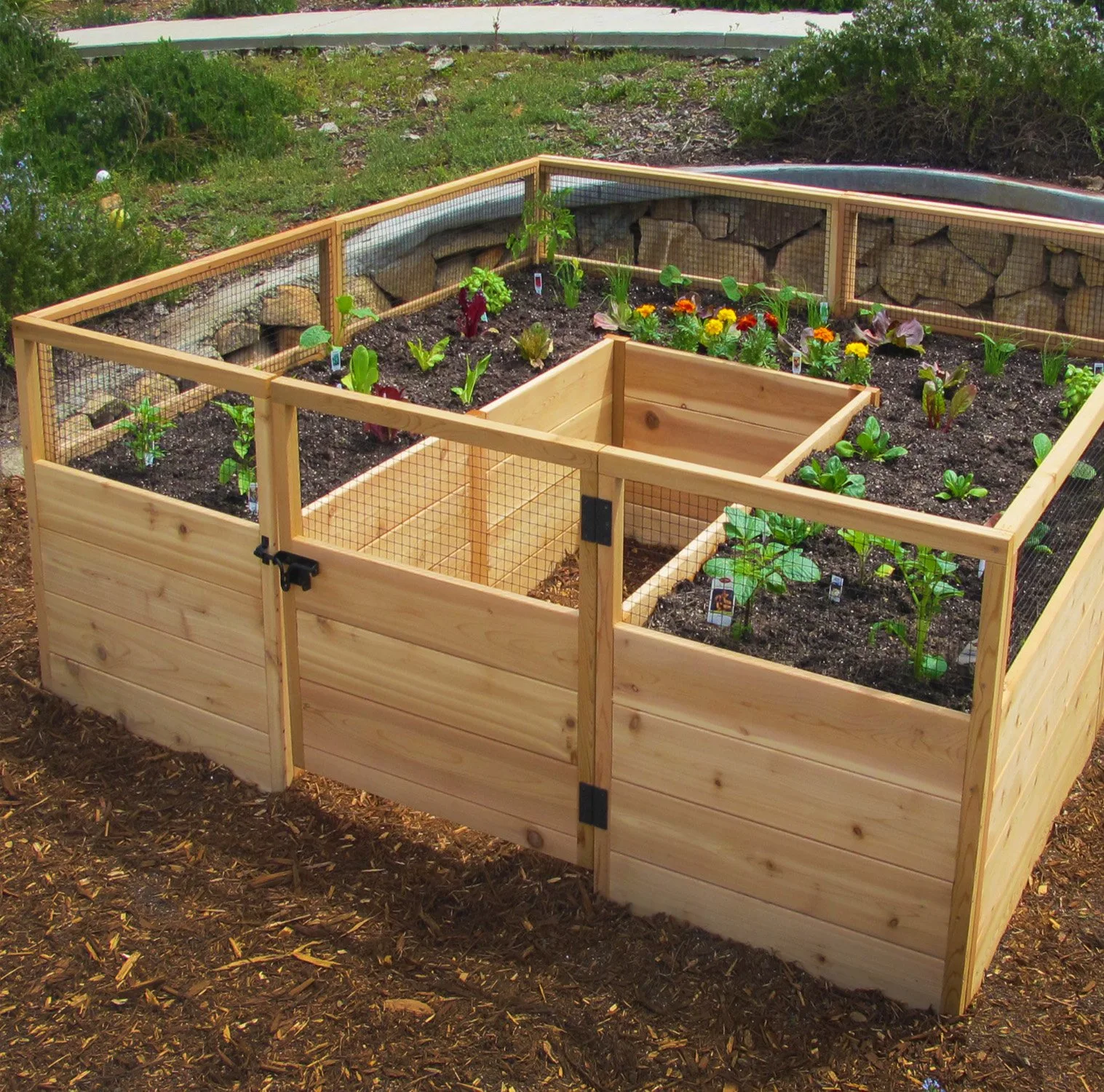 Raised Garden Bed | 8×12 The Ultimate Raised Garden Bed for Any Gardener