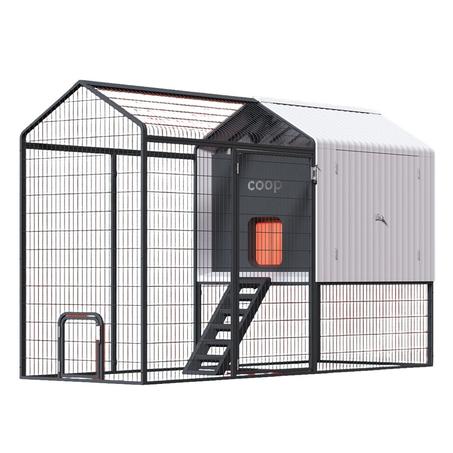 Coop The Smart Coop with Steel Run & Base for 4-6 chickens