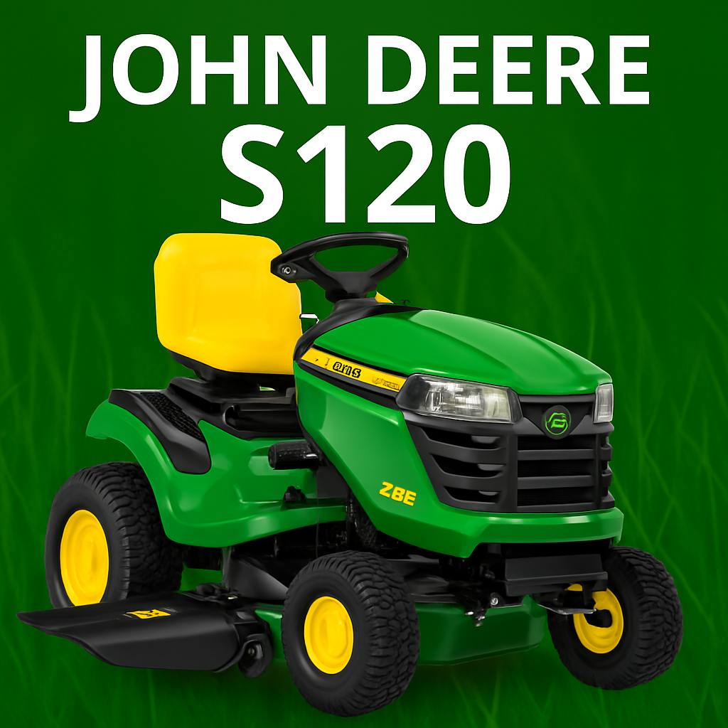 John Deere S120 Lawn Tractor – Versatile Power with Effortless Operation
