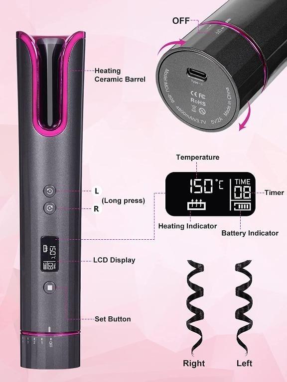 Hair Curler / أداة تجعيد الشعر التلقائية اللاسلكية