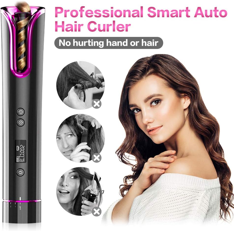 Hair Curler / أداة تجعيد الشعر التلقائية اللاسلكية