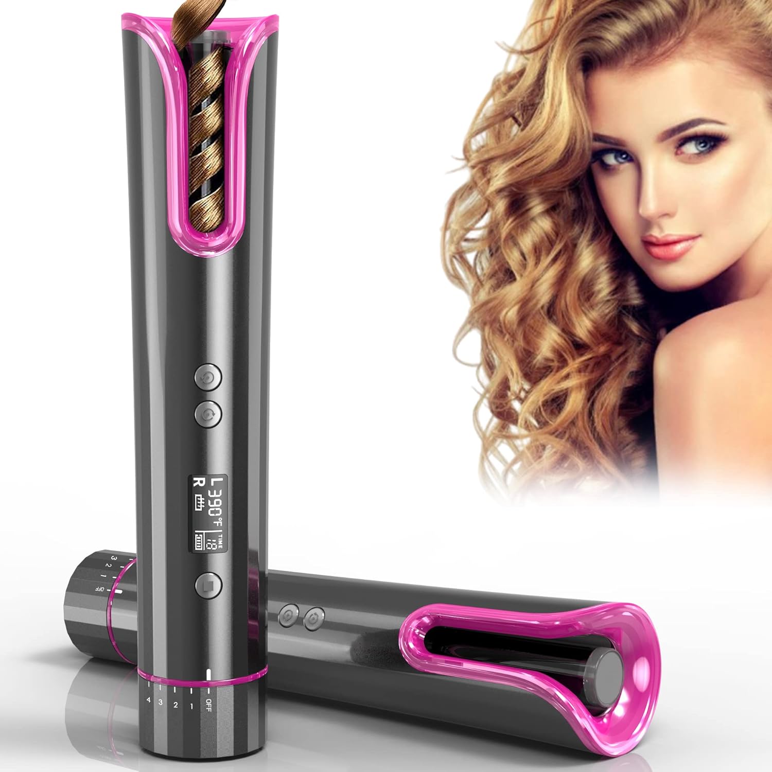 Hair Curler / أداة تجعيد الشعر التلقائية اللاسلكية