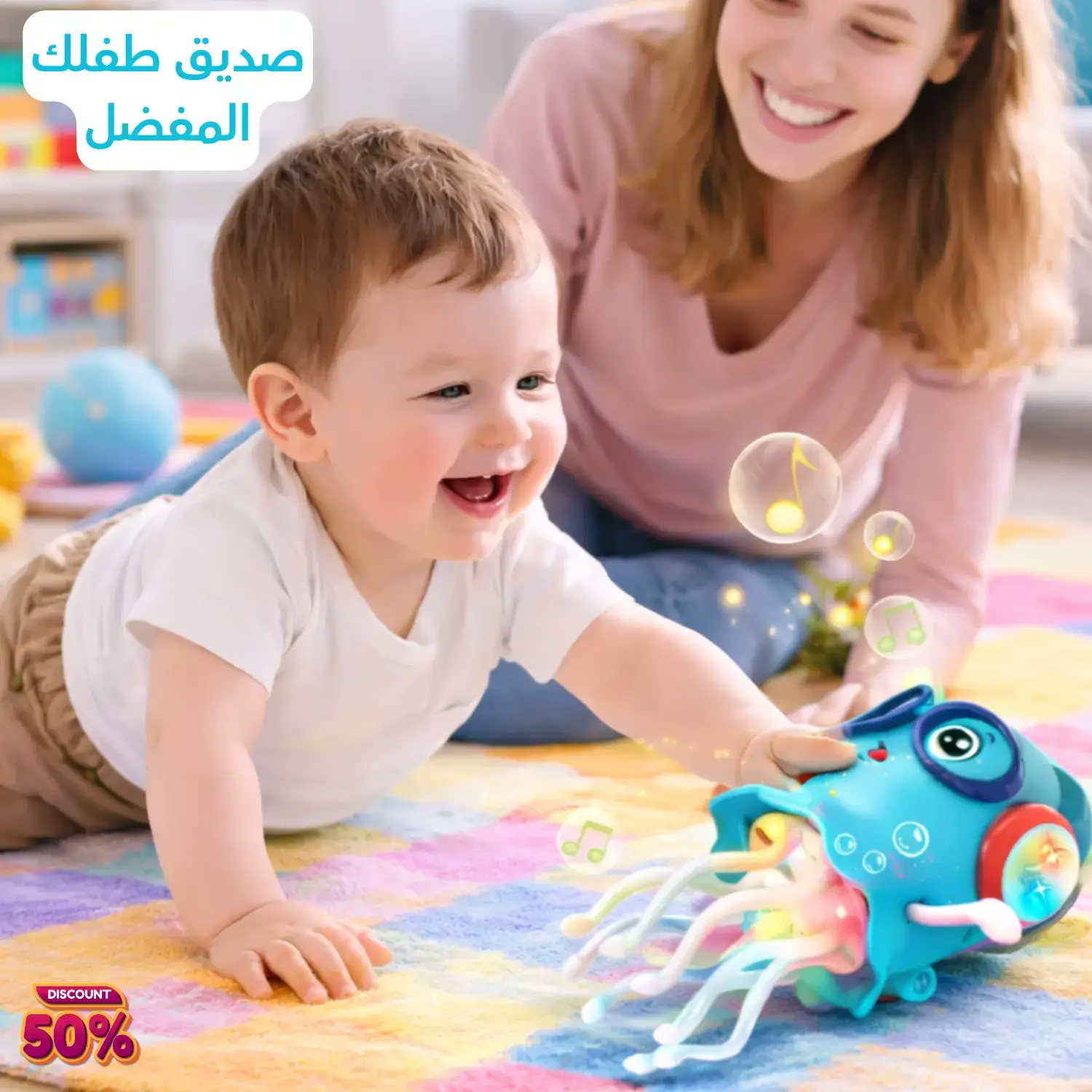 لعبة قنديل البحر الراقص - هدية الأحلام لطفلك الصغير