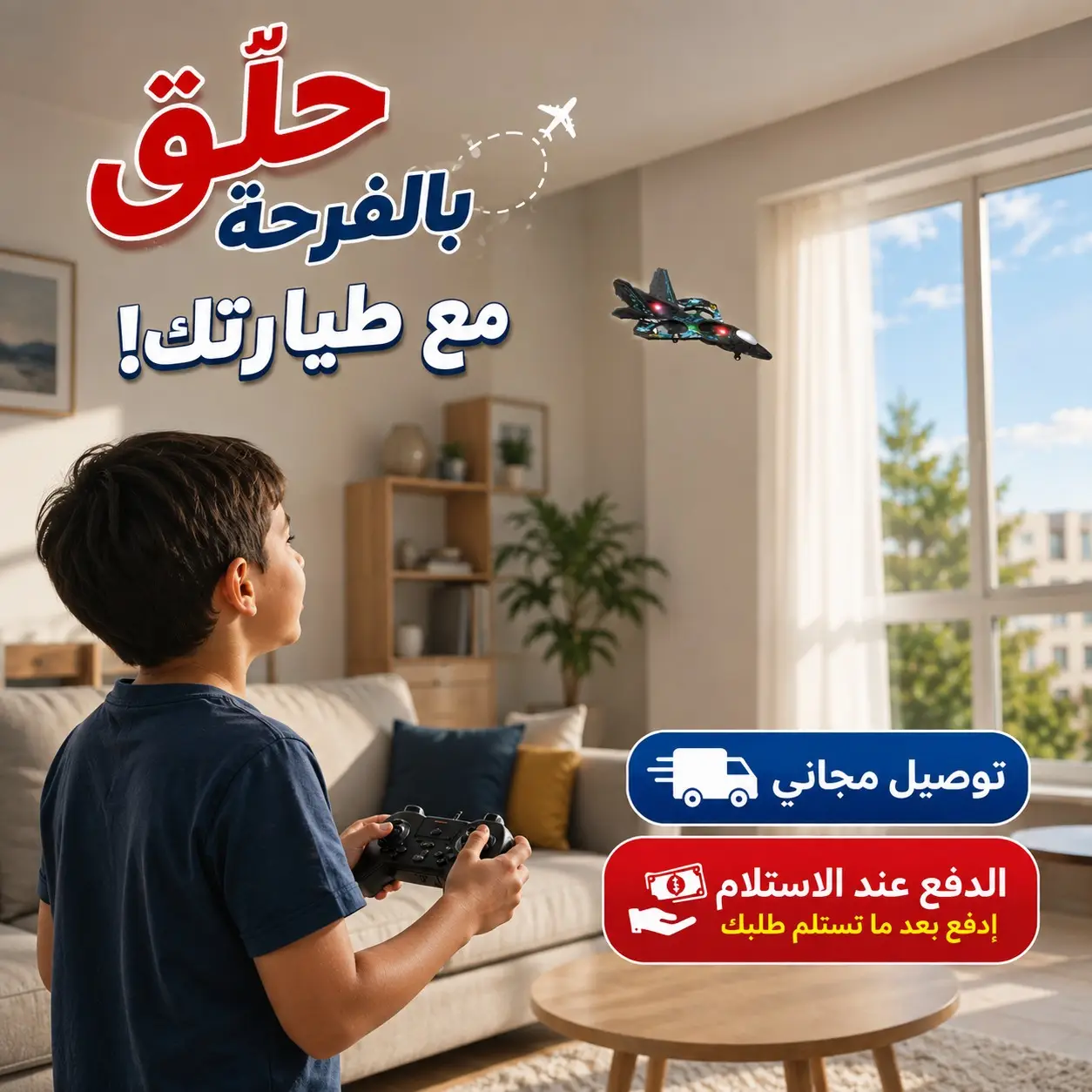 طائرة ذكية بالتحكم عن بُعد