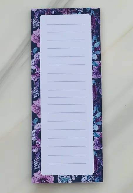 To do list fleurs mauves