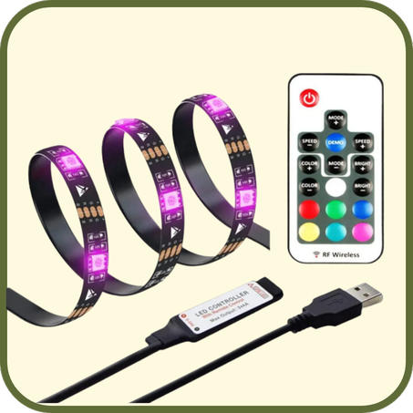 شريط الإضاءة LED